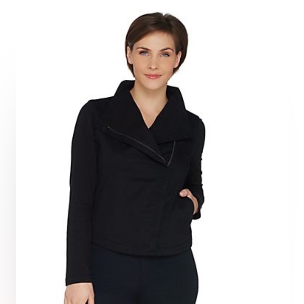 Laurie Felt Women's Black Leather Jacket